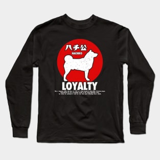 Hachiko Dog Long Sleeve T-Shirt